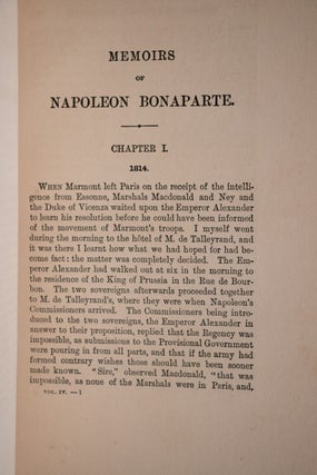 Memoirs of Napoleon