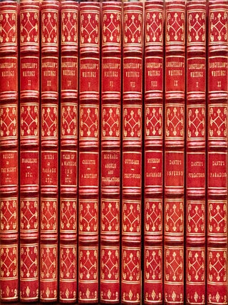 Item #1014 Edition Deluxe The Complete Writings of Henry Wadsworth Longfellow / The Divine Comedy...