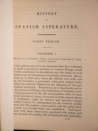 History of Spanish Literature