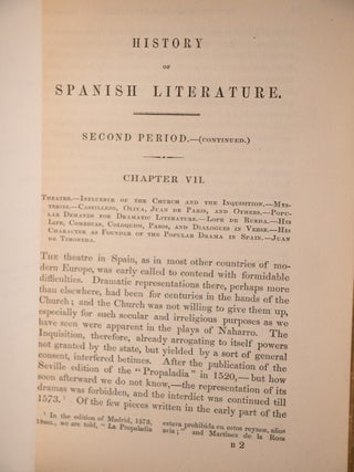 History of Spanish Literature