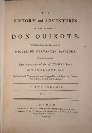 The History and Adventures of the Renowned Don Quixote