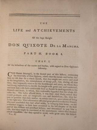 The History and Adventures of the Renowned Don Quixote