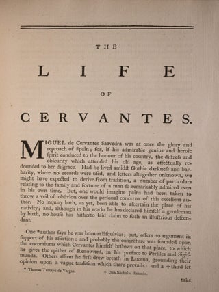 The History and Adventures of the Renowned Don Quixote