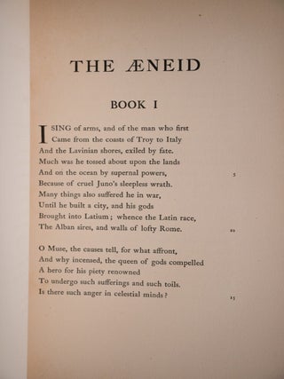 The AENEID of Virgil