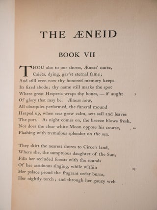 The AENEID of Virgil