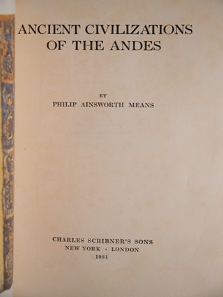 Ancient Civilizations of the Andes