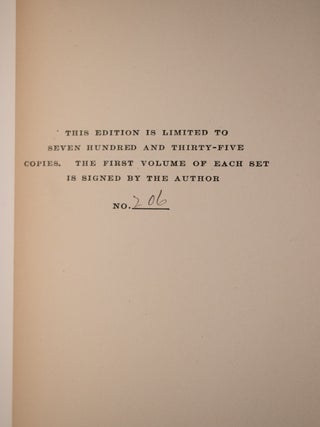 The Works of Joseph Conrad, Limited Sundial Edition Signed by the Author.