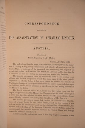 The Assassination of Abraham Lincoln, Late President of the United States of America