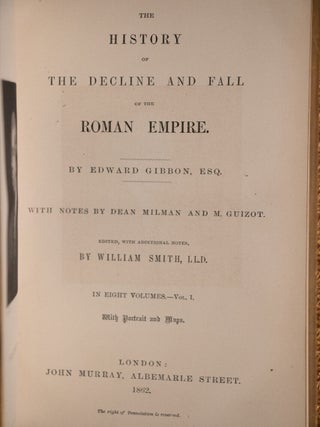 THE HISTORY OF THE DECLINE AND FALL OF THE ROMAN EMPIRE