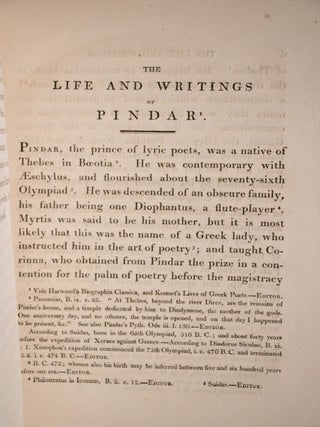 The Odes of Pindar, In Celebration of Victors in the Olympic, Pythian, Nemean, and Isthmian Games.