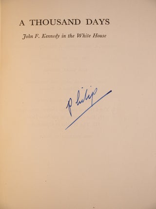 A Thousand Days John F. Kennedy in the White House