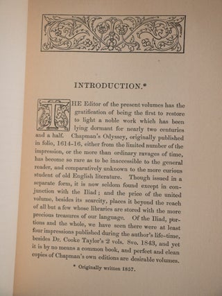 The Odysseys of Homer, Homer's Batrachomyomachia Hymns and Epigrams