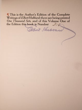The Complete Writings of Elbert Hubbard