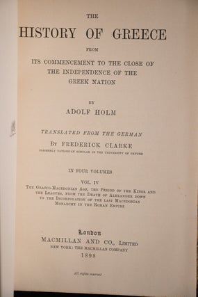 The History of Greece