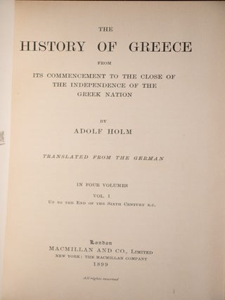 The History of Greece