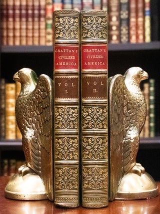 Item #1083 Civilized America. Thomas Colley Grattan
