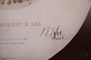 Goupil & Cie Lithograph of General Robert E. Lee, Signed Twice (1863)