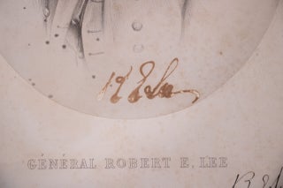 Goupil & Cie Lithograph of General Robert E. Lee, Signed Twice (1863)