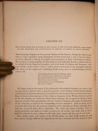 The History of Wales From The Earliest Times, To Its Final Incorporation With The Kingdom Of England.