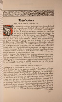 The Great Chronicle of London