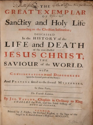 The Great Exemplar of Sanctity and Holy Life