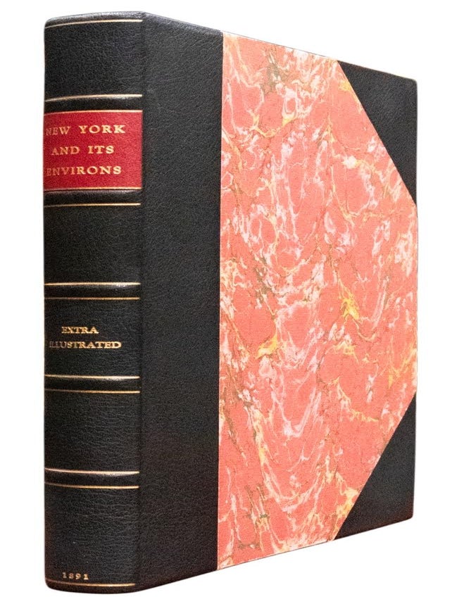 Item #1118 New York and It's Environs A Collection of cuttings, views, engravings and other interesting data relating to Old New York.