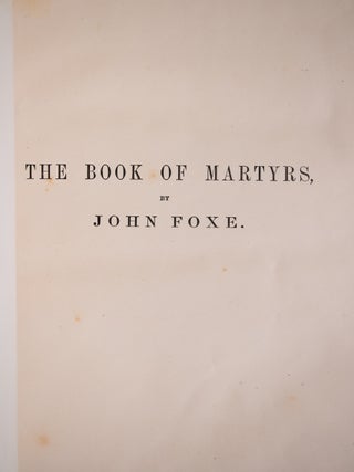 Foxe's Book of Martyrs