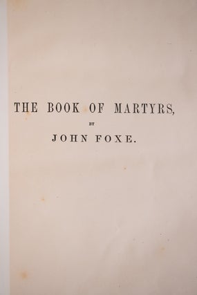 Foxe's Book of Martyrs