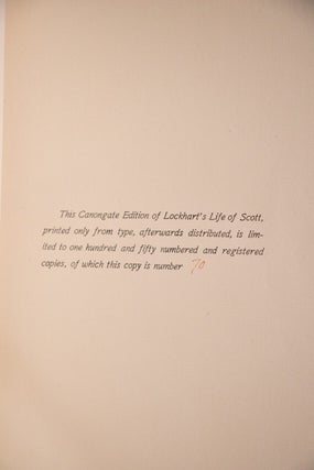 The Life of Sir Walter Scott