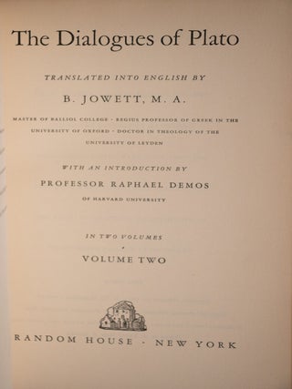 The Dialogues of Plato