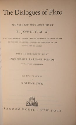 The Dialogues of Plato