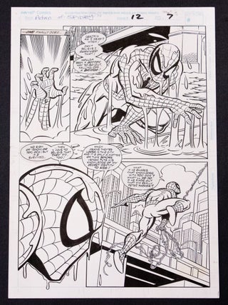 Item #1163 Adventures of Spider-Man #12 (1997): Original Comic Art Page 7 by Alex Saviuk. Alex...