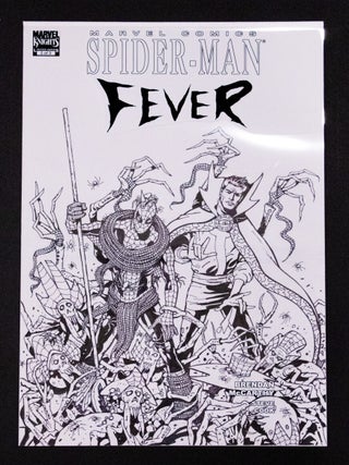Brendan McCarthy Spider-Man: Fever #2 (2010) Original Published Cover Art, Hand-Colored Guide...