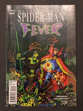 Brendan McCarthy Spider-Man: Fever #2 (2010) Original Published Cover Art, Hand-Colored Guide & Comic Trio