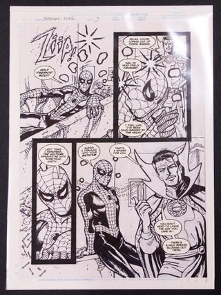 Item #1166 2010 Spider-Man: Fever #3, Story Page 22 Original Art. Brendan McCarthy