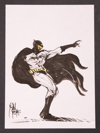 Item #1169 Original Signed "Batman" Illustration by Eisner Award-Winning Artist Paul...