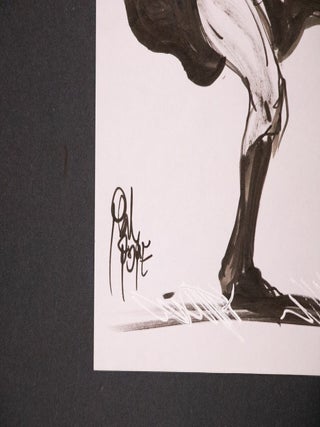 Original Signed "Batman" Illustration by Eisner Award-Winning Artist Paul Pope