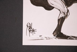 Original Signed "Batman" Illustration by Eisner Award-Winning Artist Paul Pope