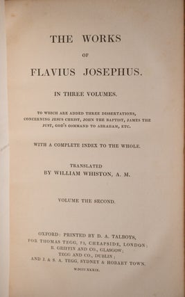 The Works of Flavius Josephus