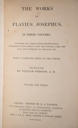 The Works of Flavius Josephus