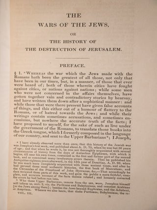The Works of Flavius Josephus