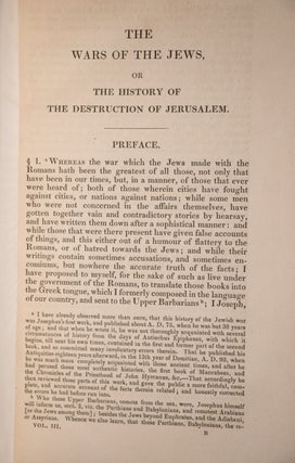The Works of Flavius Josephus