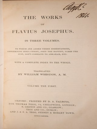 The Works of Flavius Josephus