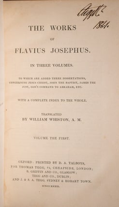 The Works of Flavius Josephus