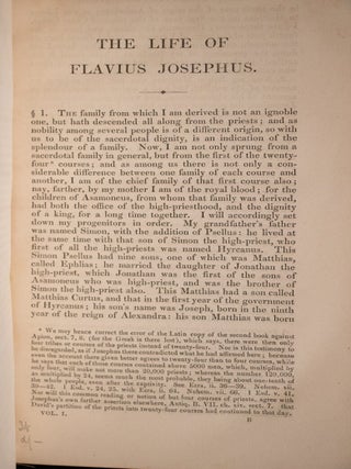 The Works of Flavius Josephus