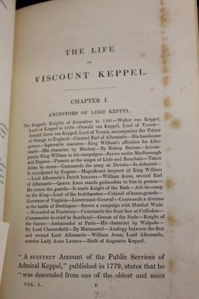 Life of Augustus Viscount Keppel