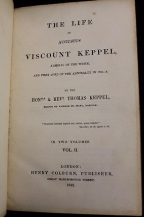 Life of Augustus Viscount Keppel