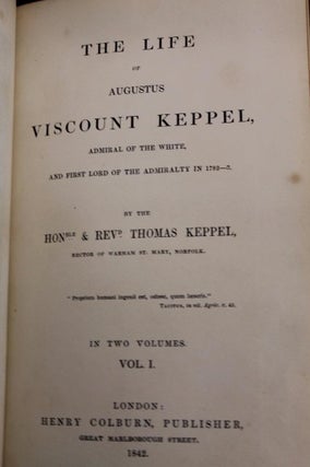 Life of Augustus Viscount Keppel