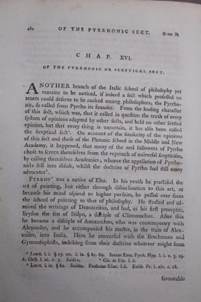 Enfield's History of Philosophy