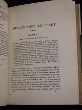 Renaissance in Italy